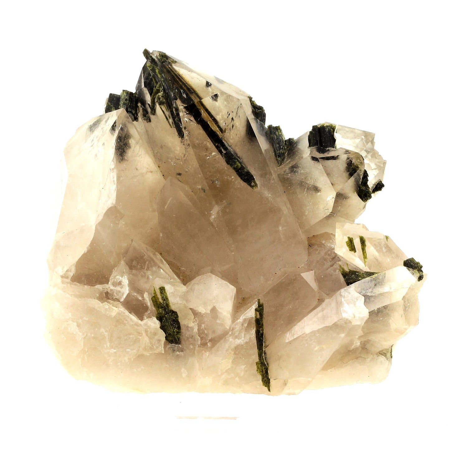 Quartz + Epidote. 2152.0 carats. Caetité, Bahia, Brésil