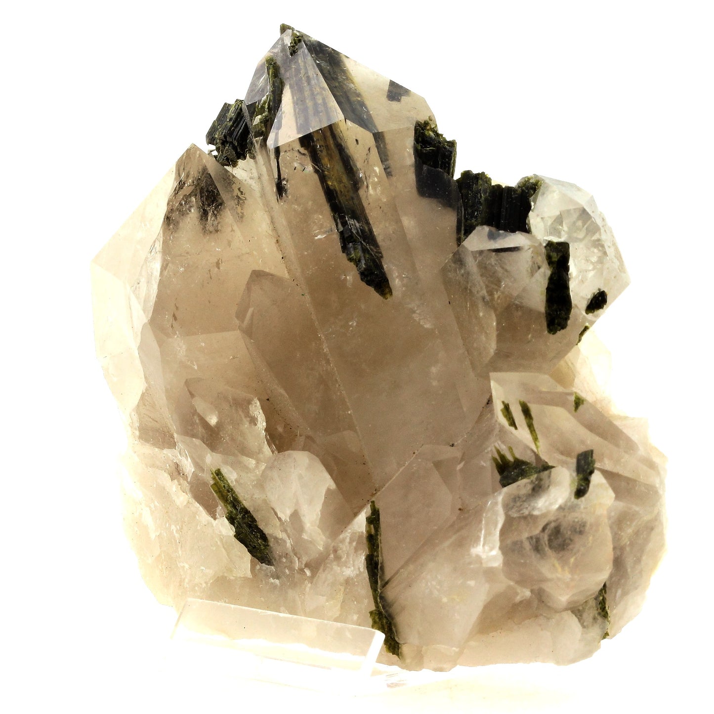 Quartz + Epidote. 2152.0 carats. Caetité, Bahia, Brésil