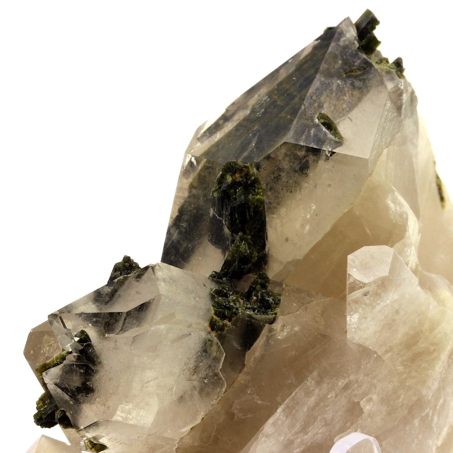 Quartz + Epidote. 2152.0 carats. Caetité, Bahia, Brésil