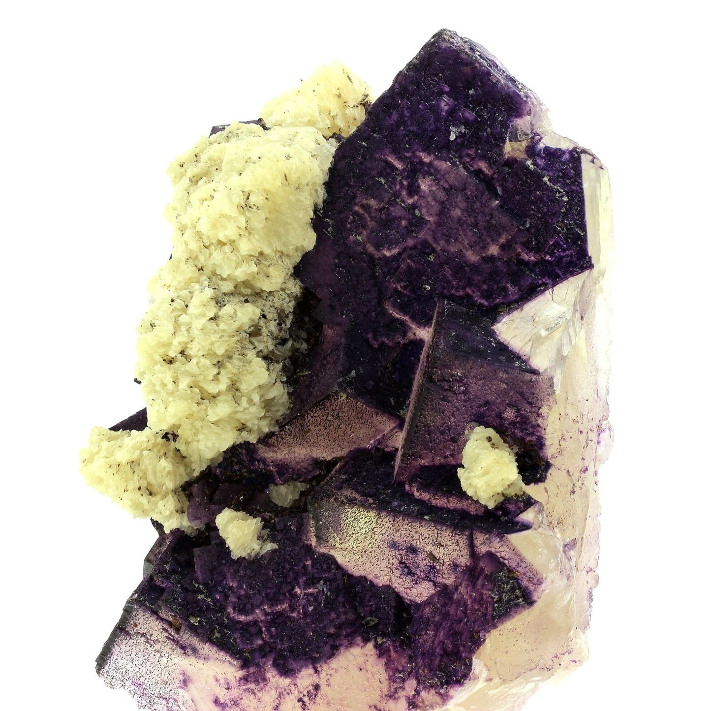 Fluorite + Sphalerite + Baryte. 8642.5 carats. Elmwood mine, Carthage, Tennessee, USA