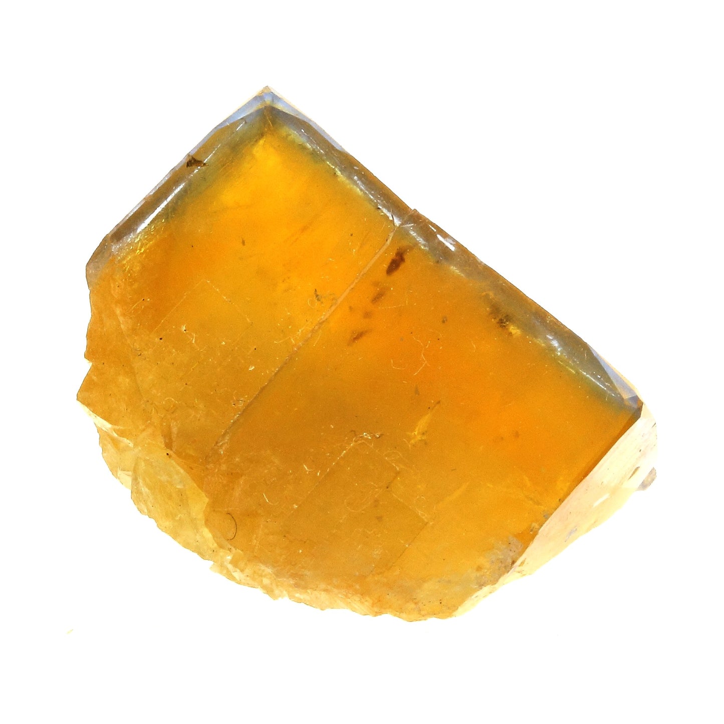 Fluorite. 129.0 carats. Valzergues, Aveyron, Occitanie, France
