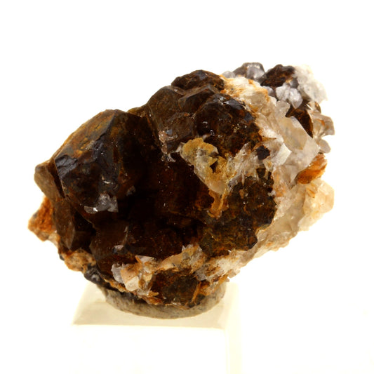 Pyrite + Calcite + Dolomite. 33.0 carats. Lamalou-les-Bains, Hérault, France