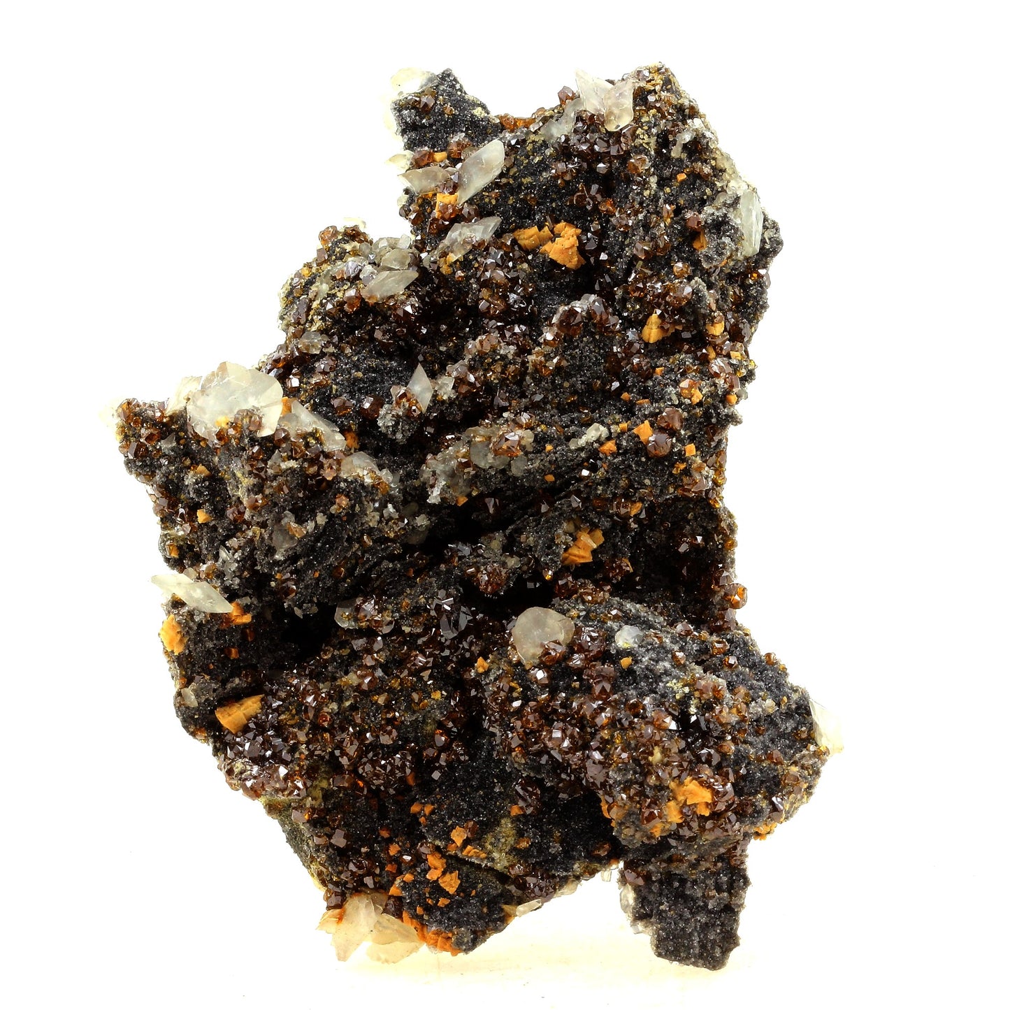 Sphalerite + Calcite. 920.0 carats. Mine Troya, Pays Basque, Espagne