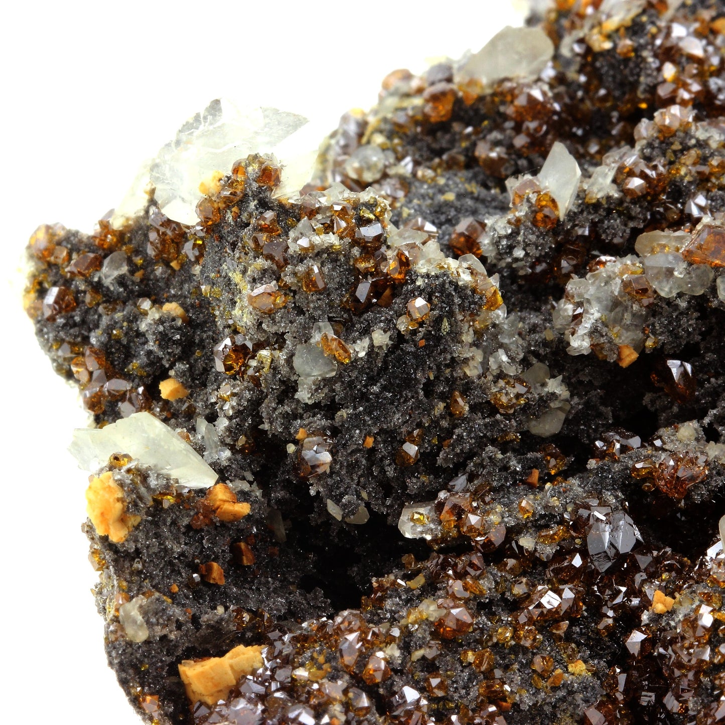 Sphalerite + Calcite. 920.0 carats. Mine Troya, Pays Basque, Espagne