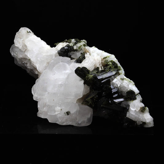 Albite + Calcite + Epidote, 115.0 carats, Saint-Véran, Hautes-Alpes, Provence-Alpes-Côte d'Azur, France