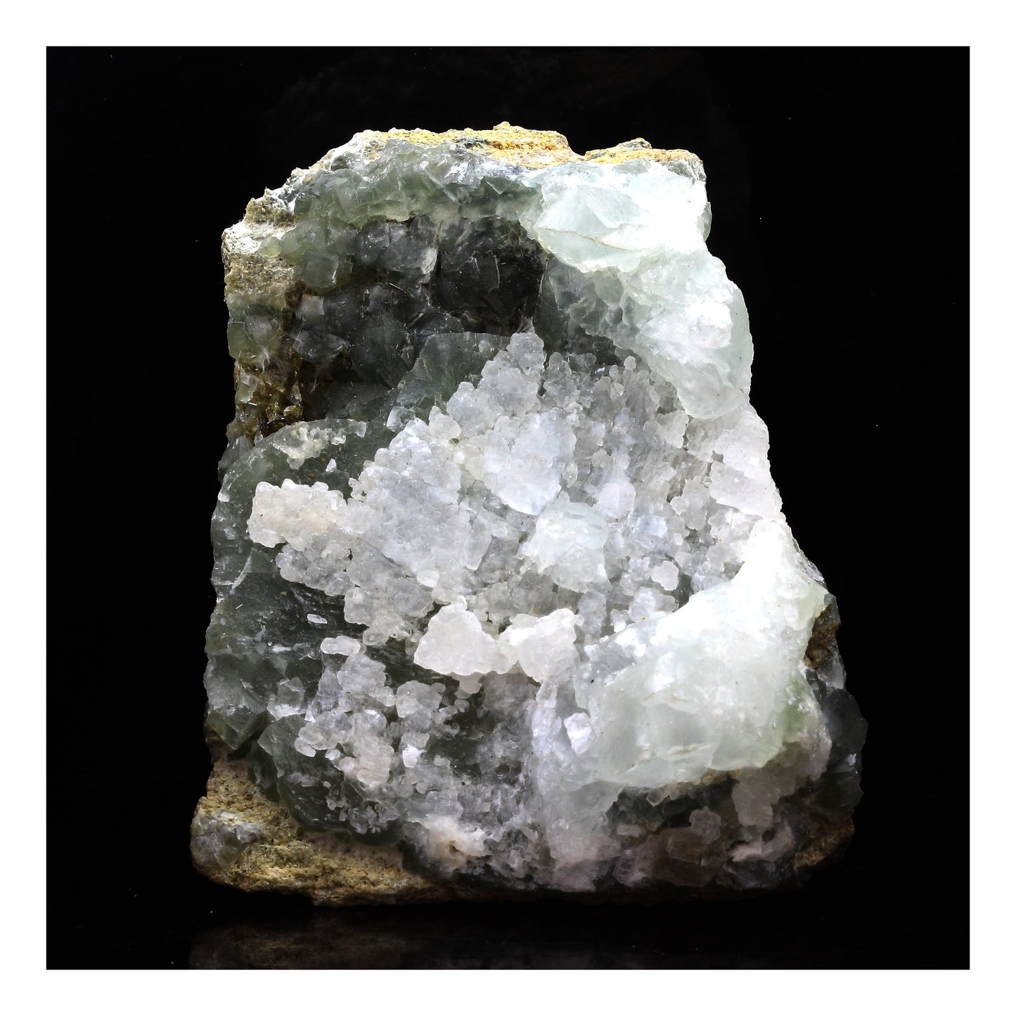 Prehnite, Calcite. 610.0 carats. La Combe de la Selle, Bourg d'Oisans, France