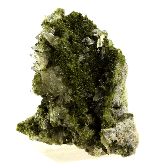 Epidote + Quartz. 331.0 carats. Cornillon, Bourg d'Oisans, Isère, Rhône-Alpes, France