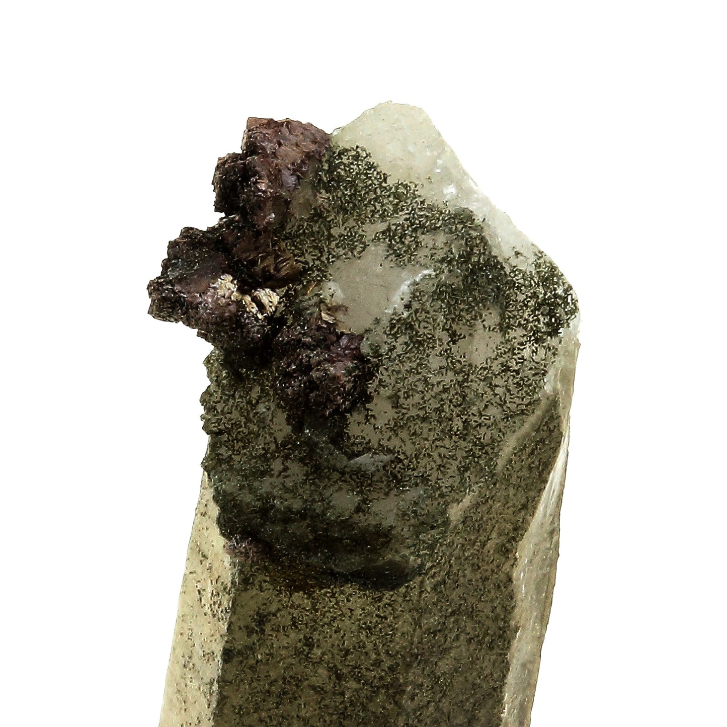 Anatase + Quartz + Chlorite. 56.0 carats. Les Rousses, Vaujany, Isère, France