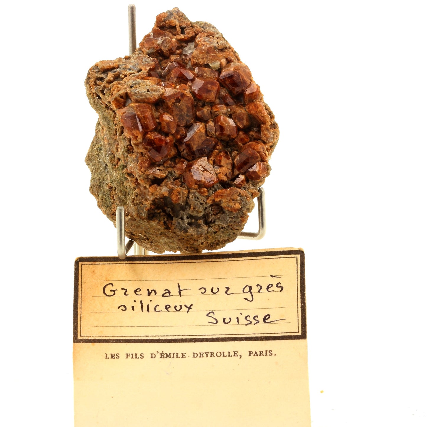 Grenat Hessonite. 366.0 carats. Zermatt, Valais, Suisse
