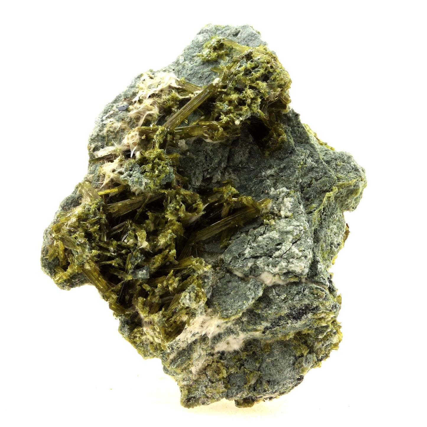 Epidote. 74.0 carats. Envers de Chamrousse, Belledonne, Isère, France