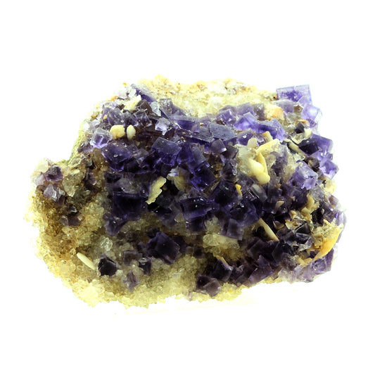 Fluorite + Baryte + Quartz. 784.0 carats. La Cabaña, Berbes, Asturias, Espagne