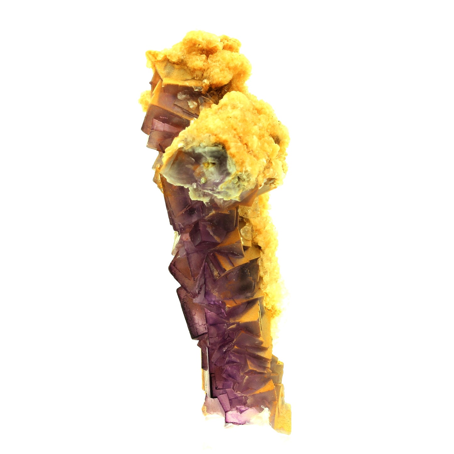 Fluorite Stalactite. 540.0 carats. Weishan Mine, Shandong, Chine