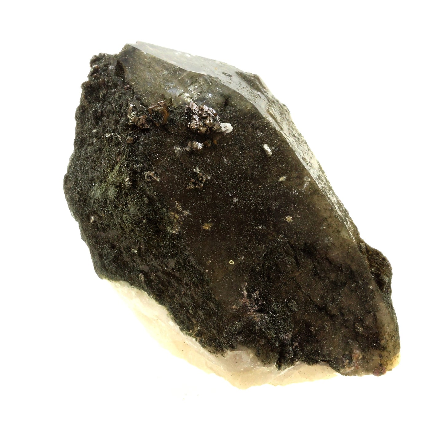 Anatase + Quartz + Chlorite. 310.0 carats. Les Rousses, Vaujany, Isère, France