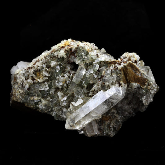 Quartz + Albite + Calcite, 1073.0 carats, Aiguille du Goléon, Oisans, Auvergne-Rhône-Alpes, France