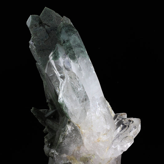 Quartz + Chlorite. 8627.0 carats. Le Ribot, L'Alpe d'Huez, Isère, France
