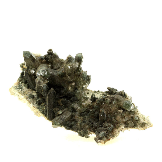 Quartz + Chlorite. 445.0 carats. Massif du Mont-Blanc, France