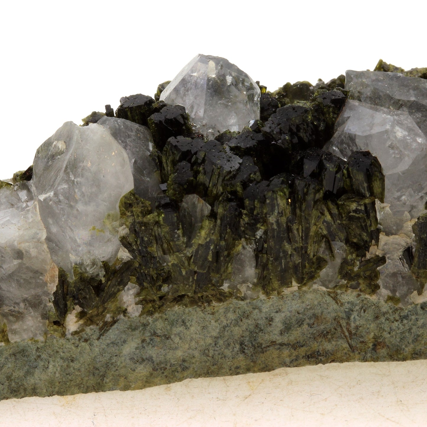 Quartz + Epidote. 772.0 carats. Saint-Véran, Hautes-Alpes, France