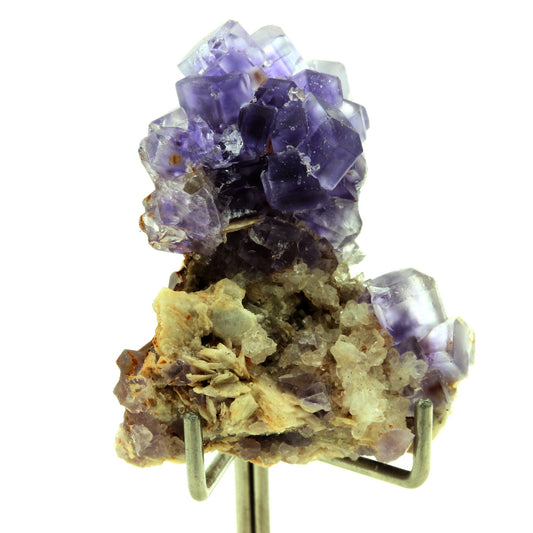 Fluorite + Quartz + Baryte. 126.0 carats. La Cabaña, Berbes, Asturias, Espagne