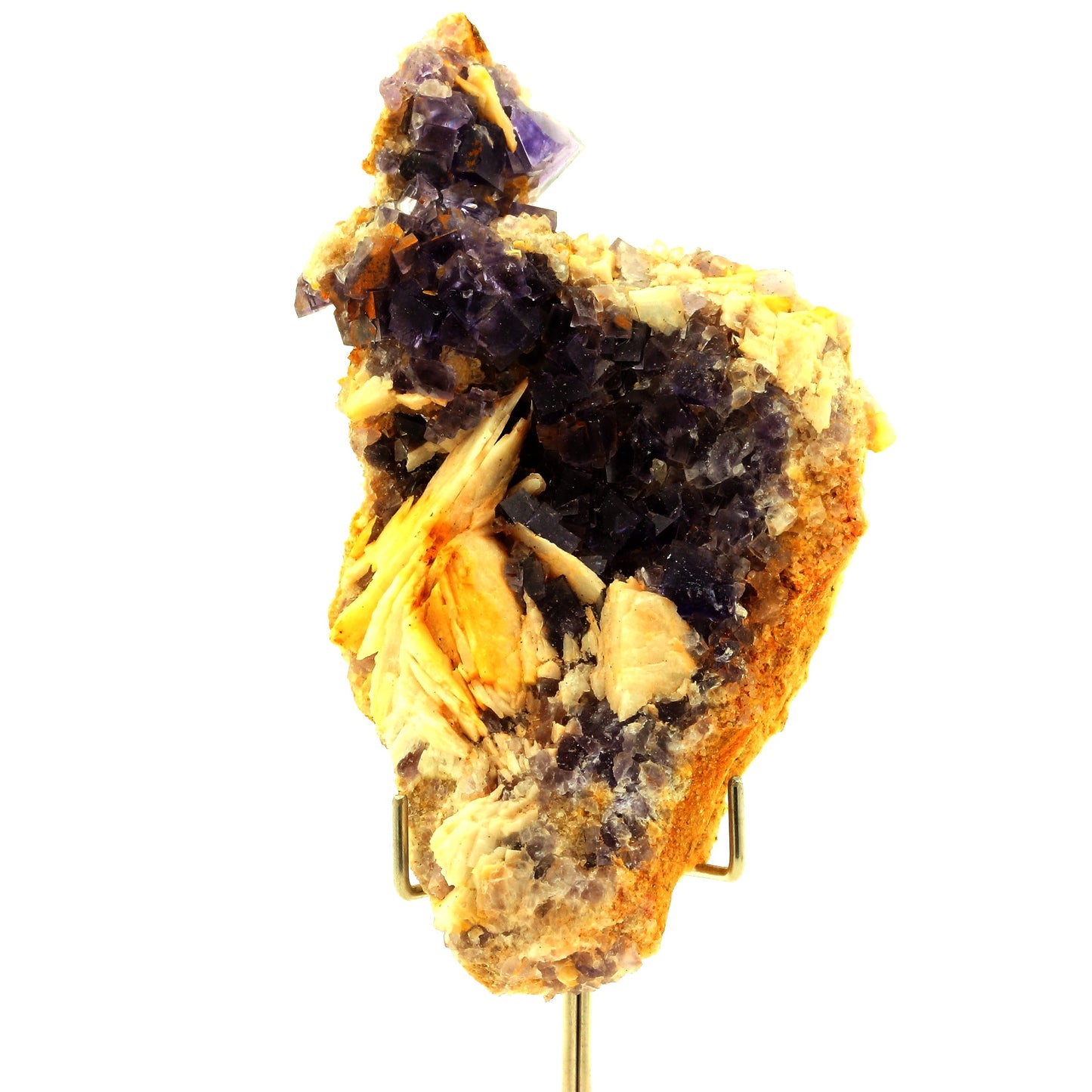 Fluorite + Quartz + Baryte. 746.0 carats. La Cabaña, Berbes, Asturias, Espagne