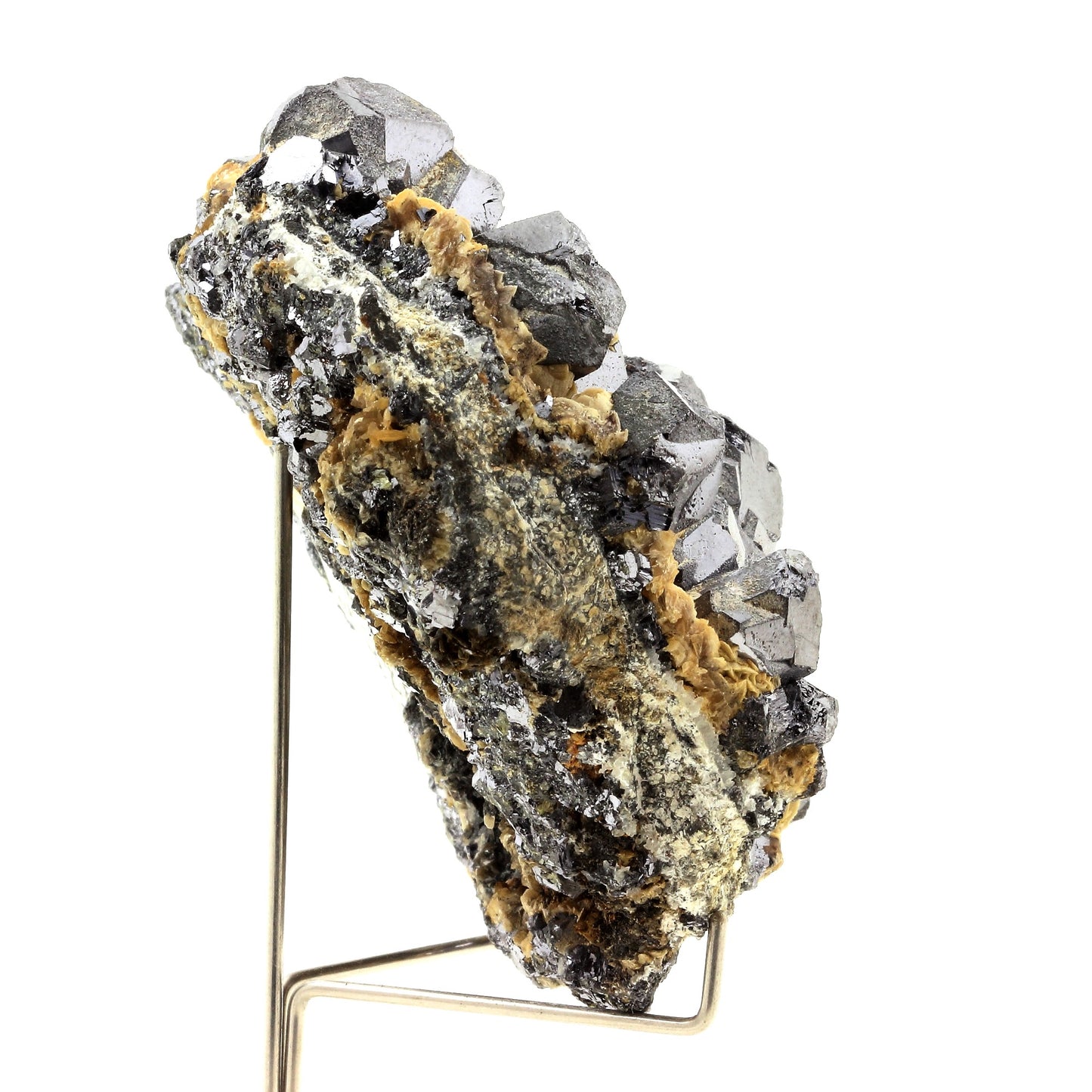 Galène + Siderite. 2293.5 carats. Cassandra Mines, Grèce