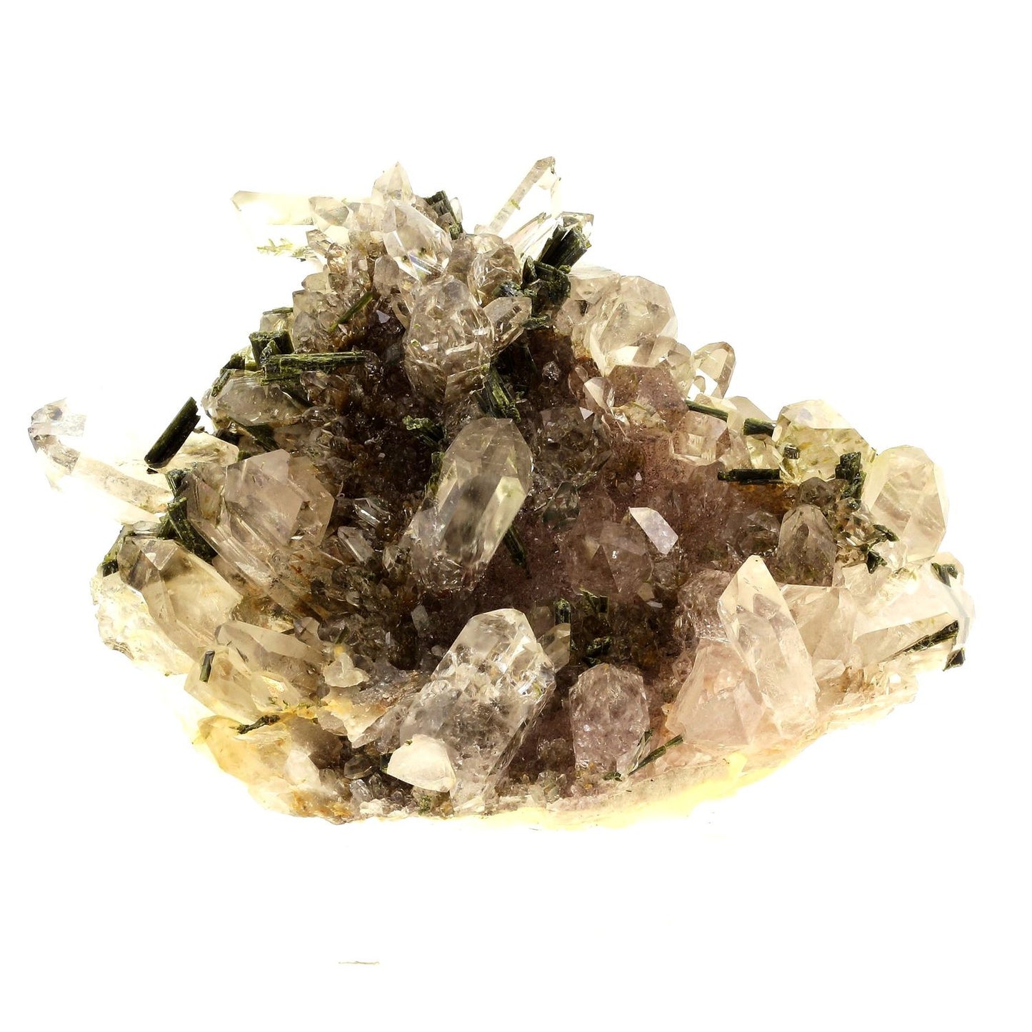 Quartz + Epidote. 4554.0 carats. Caetité, Bahia, Brésil