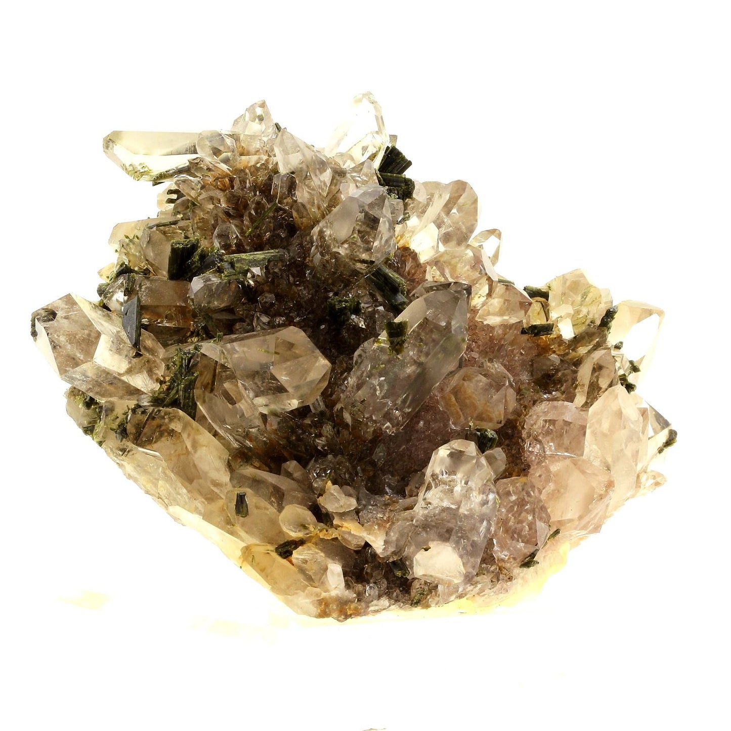 Quartz + Epidote. 4554.0 carats. Caetité, Bahia, Brésil