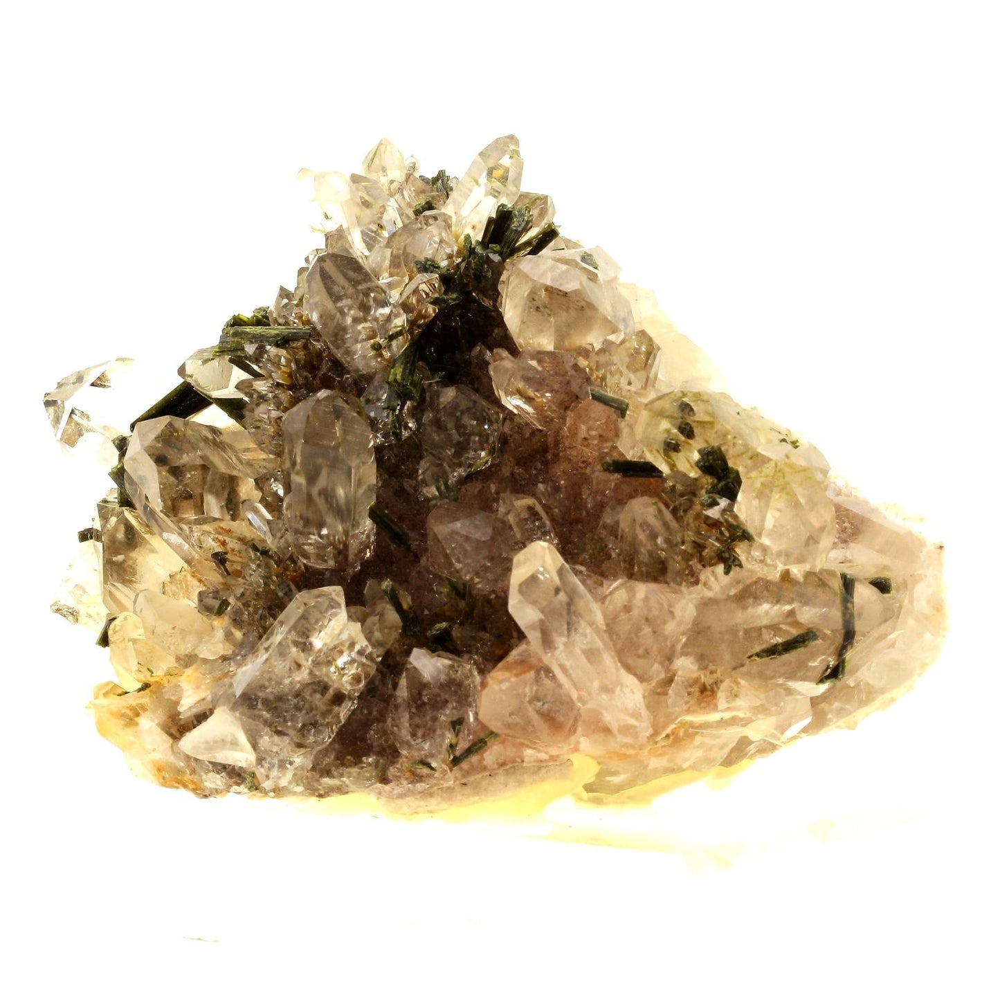 Quartz + Epidote. 4554.0 carats. Caetité, Bahia, Brésil