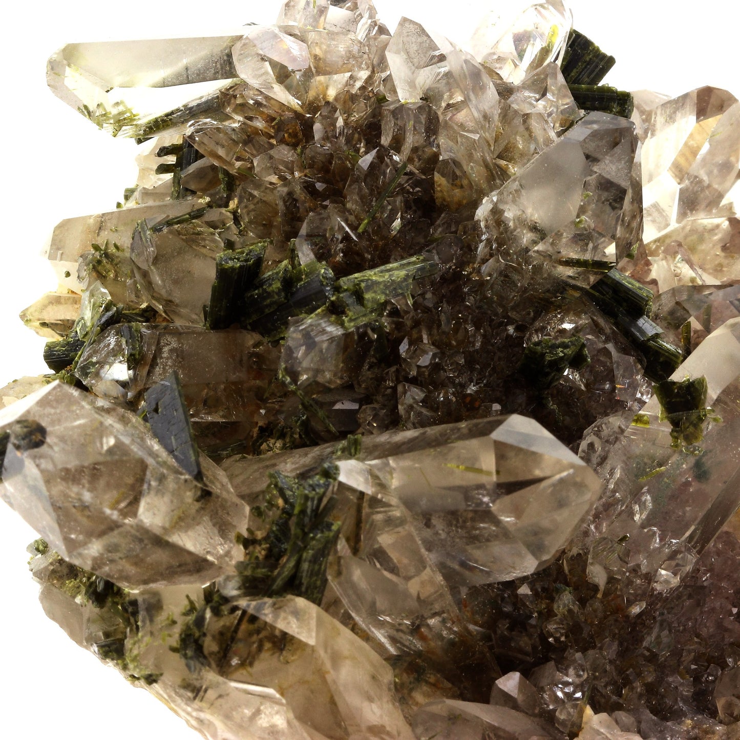 Quartz + Epidote. 4554.0 carats. Caetité, Bahia, Brésil