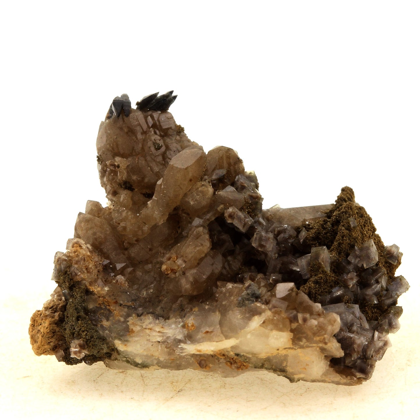 Anatase + Quartz. 53.0 carats. Col de La Madeleine, Savoie, France