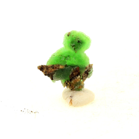 Conichalcite. 2.0 carats. Gold Hill Mine, Tooele Co., USA