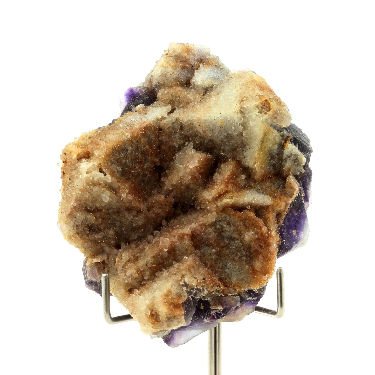 Fluorite + Quartz. 535.0 carats. Mine de Fonsante, Var, France