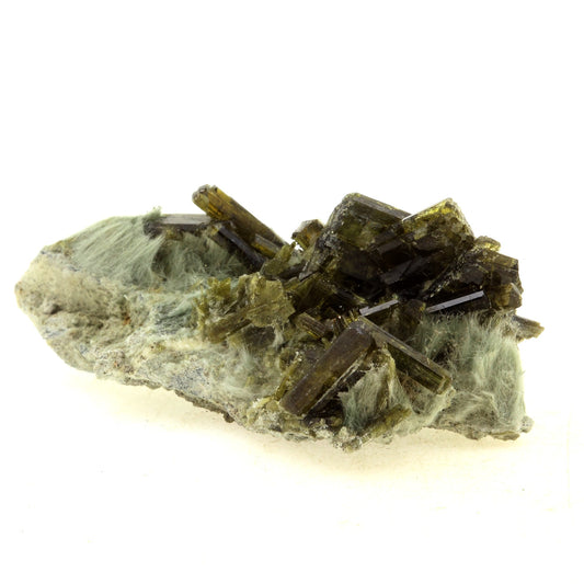 Epidote. 55.0 carats. Saint Colomban les Villards, Savoie, France