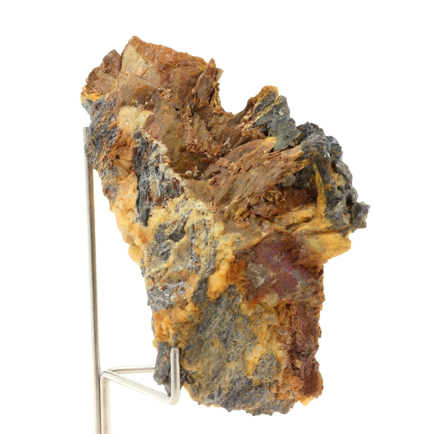 Bournonite + Sidérite. 600.0 carats. Mine de Pierre Rousse, Vizille, France