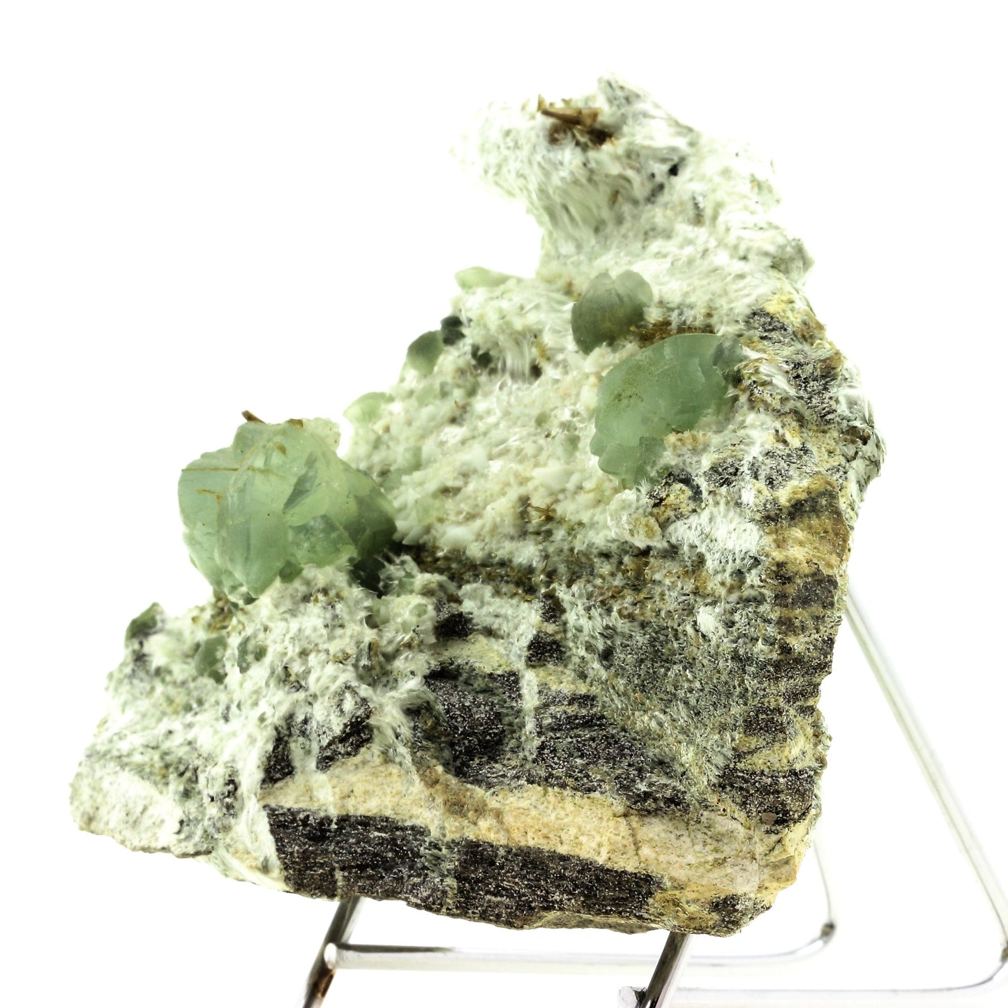 Prehnite + Epidote. 2231.0 carats. La Combe de la Selle, St Christophe-en-Oisans, France