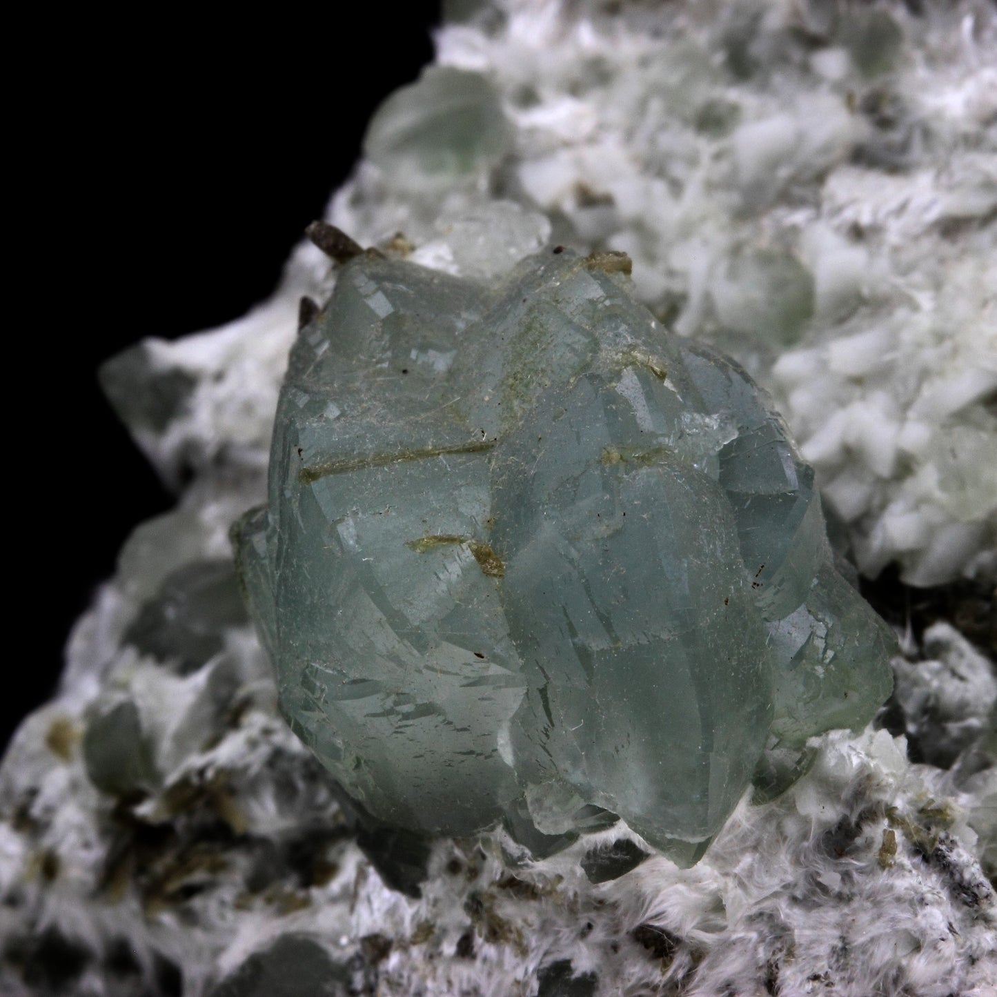 Prehnite + Epidote. 2231.0 carats. La Combe de la Selle, St Christophe-en-Oisans, France