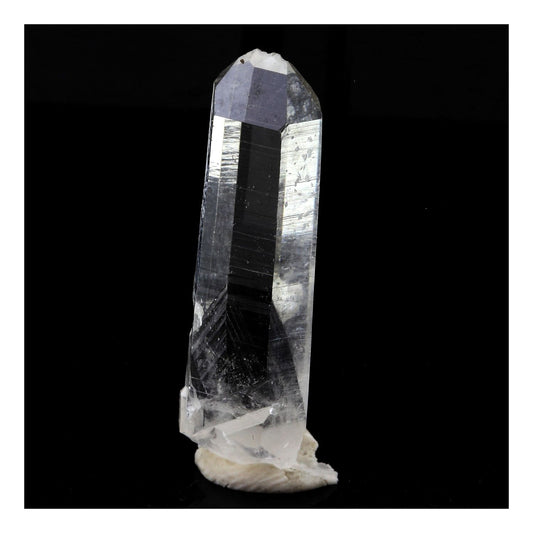 Quartz mineral. 18.51 carats La Gardette Mine, Bourg d'Oisans, Isère, France