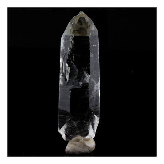 Quartz mineral. 35.96 carats La Gardette Mine, Bourg d'Oisans, Isère, France