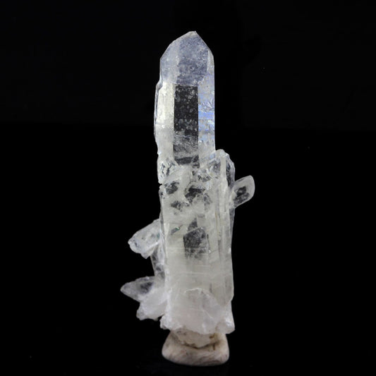 Quartz mineral. 24.46 carats La Gardette Mine, Bourg d'Oisans, Isère, France