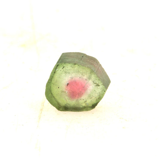 Tourmaline melon d'eau (tranche). 1.46 carats. En provenance de Paprok, Nuristan, Afghanistan