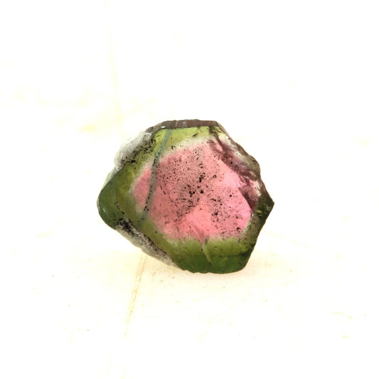 Tourmaline melon d'eau (tranche). 1.23 carats. En provenance de Paprok, Nuristan, Afghanistan
