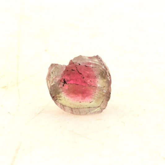 Tourmaline melon d'eau (tranche). 1.30 carats. En provenance de Paprok, Nuristan, Afghanistan