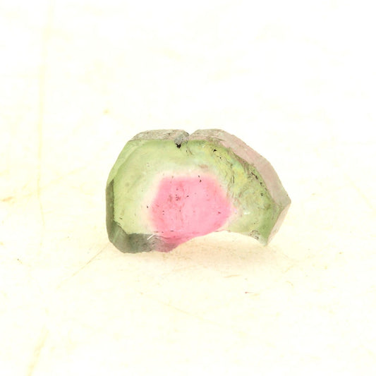 Tourmaline melon d'eau (tranche). 1.47 carats. En provenance de Paprok, Nuristan, Afghanistan