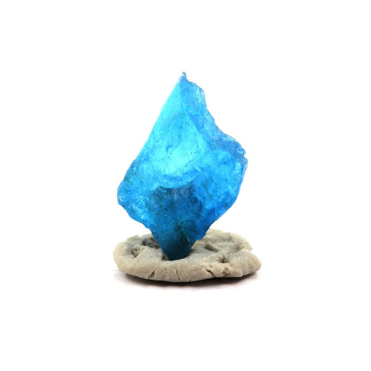 Apatite bleu neon en provenance de Norcross-Madagascar Apatite Mine, Isoanala, Betroka, Anosy, Madagascar