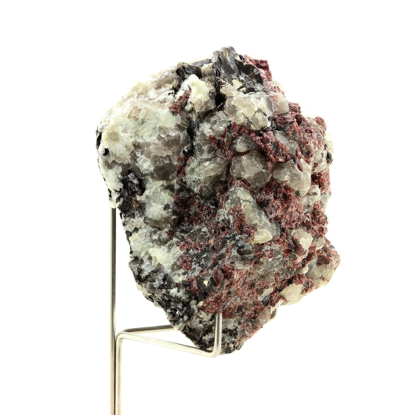 Grenat Pyrope + Biotite + Quartz + Calcite. 1282.10 carats. Helgehornsvatnet, Vanylven, Norvège