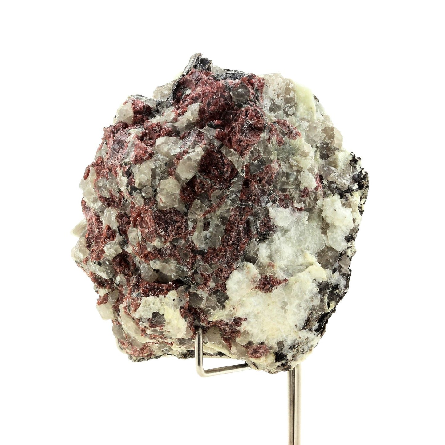 Grenat Pyrope + Biotite + Quartz + Calcite. 1282.10 carats. Helgehornsvatnet, Vanylven, Norvège