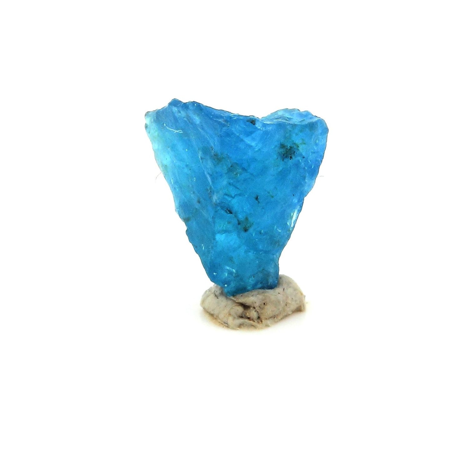 Apatite bleu neon. 1.34 carats. Betroka, Anosy, Madagascar