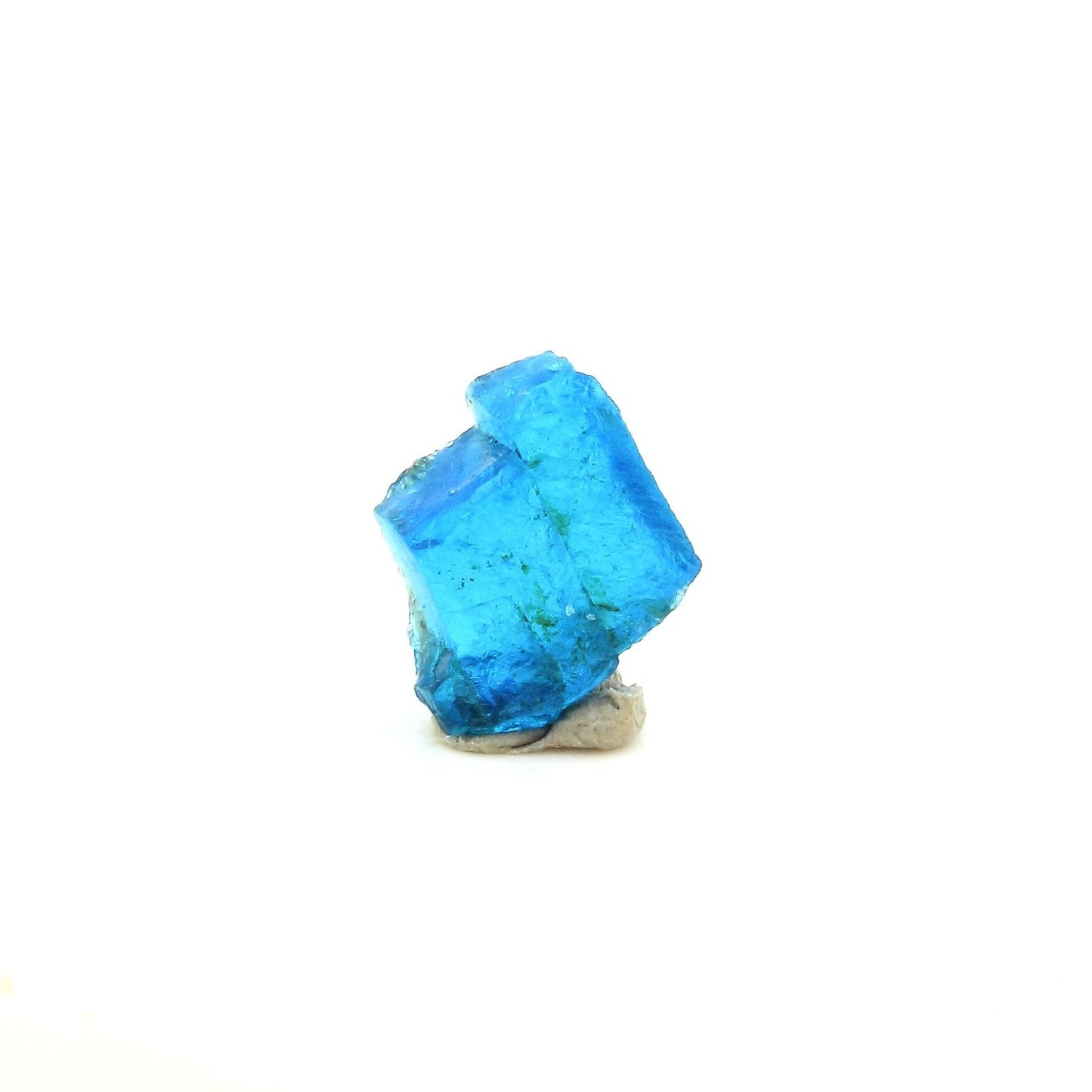 Apatite bleu neon. 1.23 carats. Betroka, Anosy, Madagascar